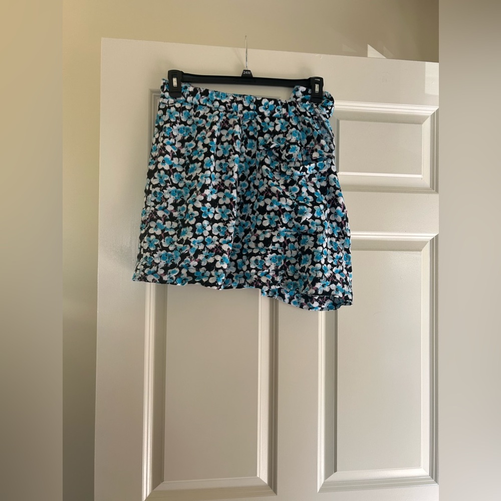 Size 20 Blue Floral Skirt
